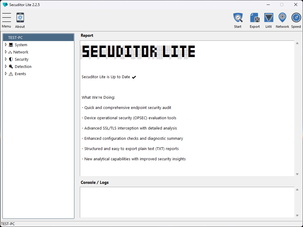 Secuditor Lite New Toolbar
